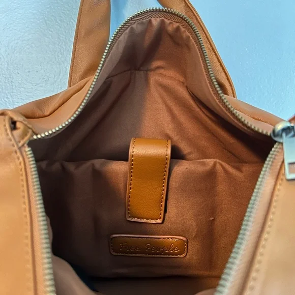 Free People Caramel Brown Tote Bag - Picture 6 of 6